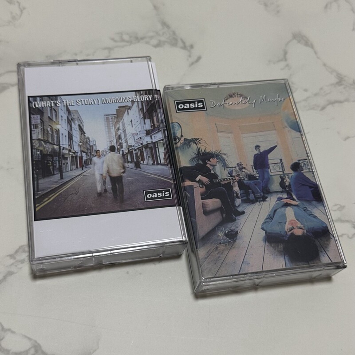 Vintage Collectibles - Oasis British Rock Band Cassette Tapes