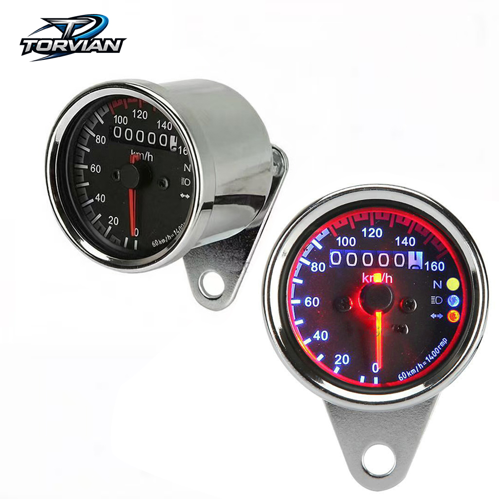 Torvian Dual LED Motorcycle Sp - Analog Meter Gauge 评论和价格