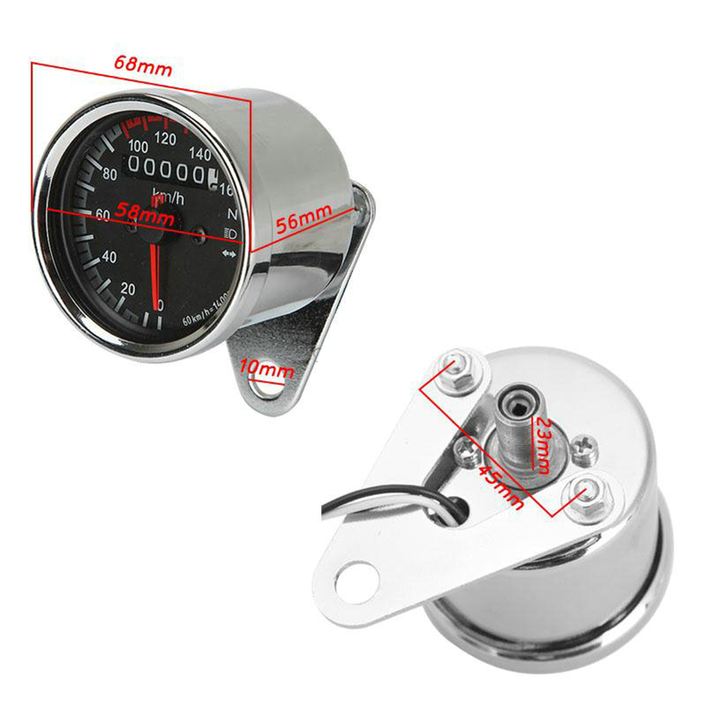 Torvian Dual LED Motorcycle Sp - Analog Meter Gauge 评论和价格