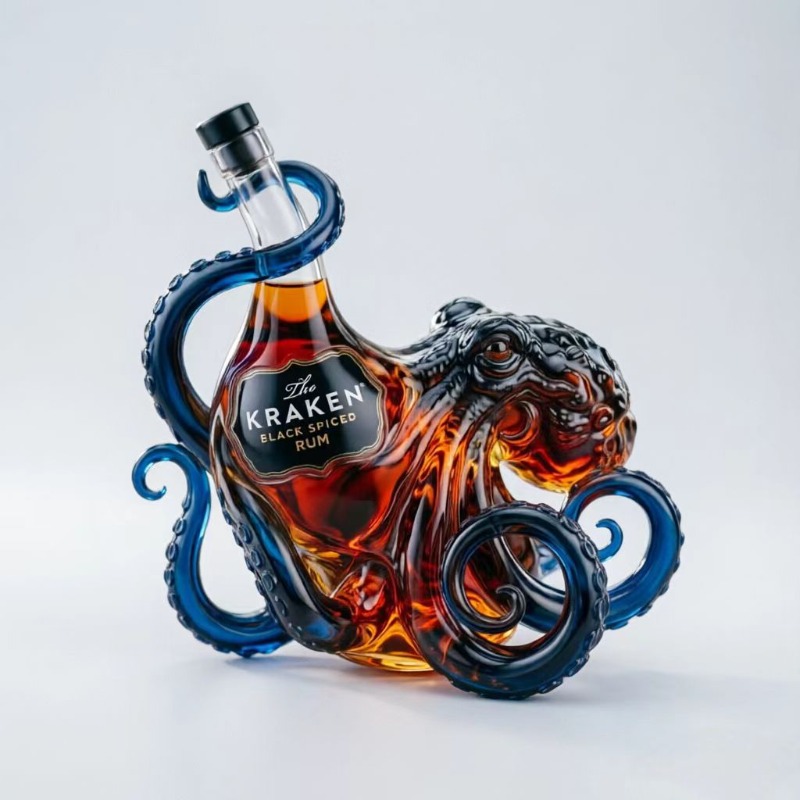 Whiskey Decanter, Sea Monster  - Vintage Collectible Glassware 评论和价格