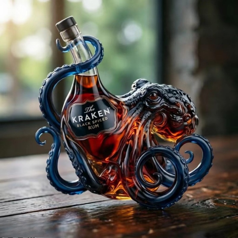 Whiskey Decanter, Sea Monster  - Vintage Collectible Glassware 评论和价格