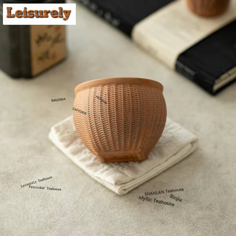 100ml Old Rock Mud Handmade Te - Vintage Collectible Pottery 评论和价格