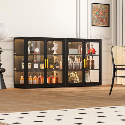 Display Cabinet with Glass Doo - Collectible & Vintage Dolls For Christmas 评论和价格