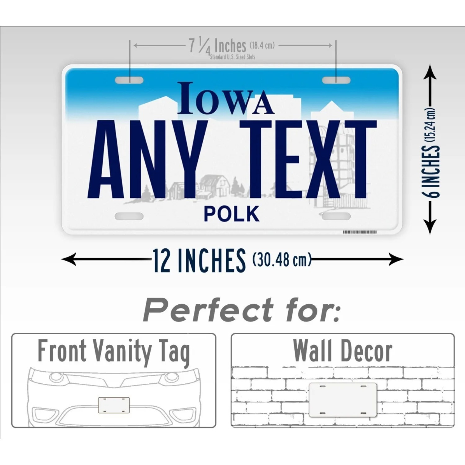 Personalized Iowa Vintage Meta - Vintage Collectible Plates 评论和价格