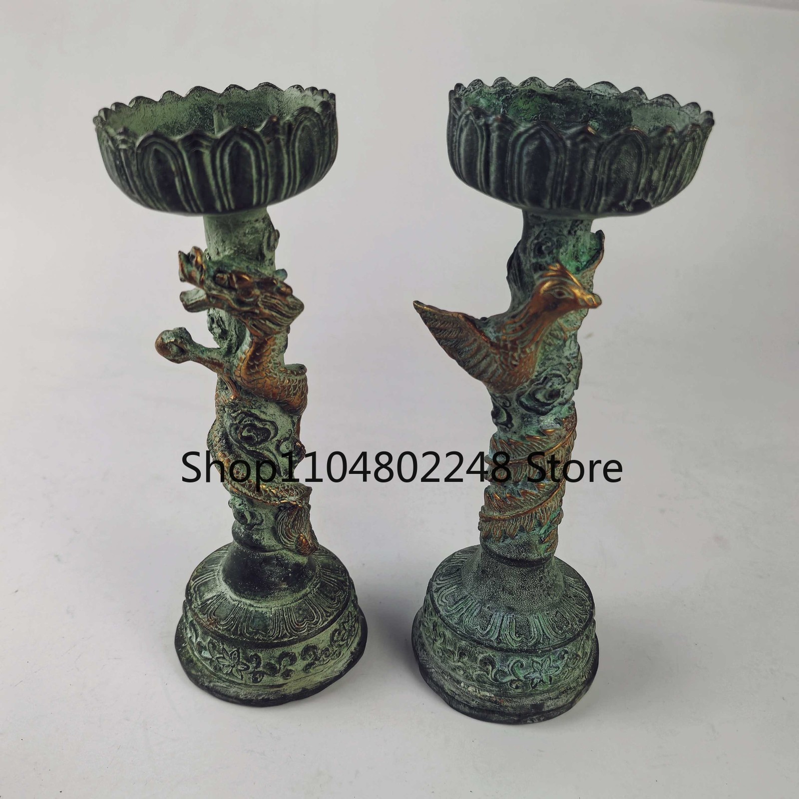 Folk Collection A pair Old Bro - Collectible Vintage Lamps 评论和价格