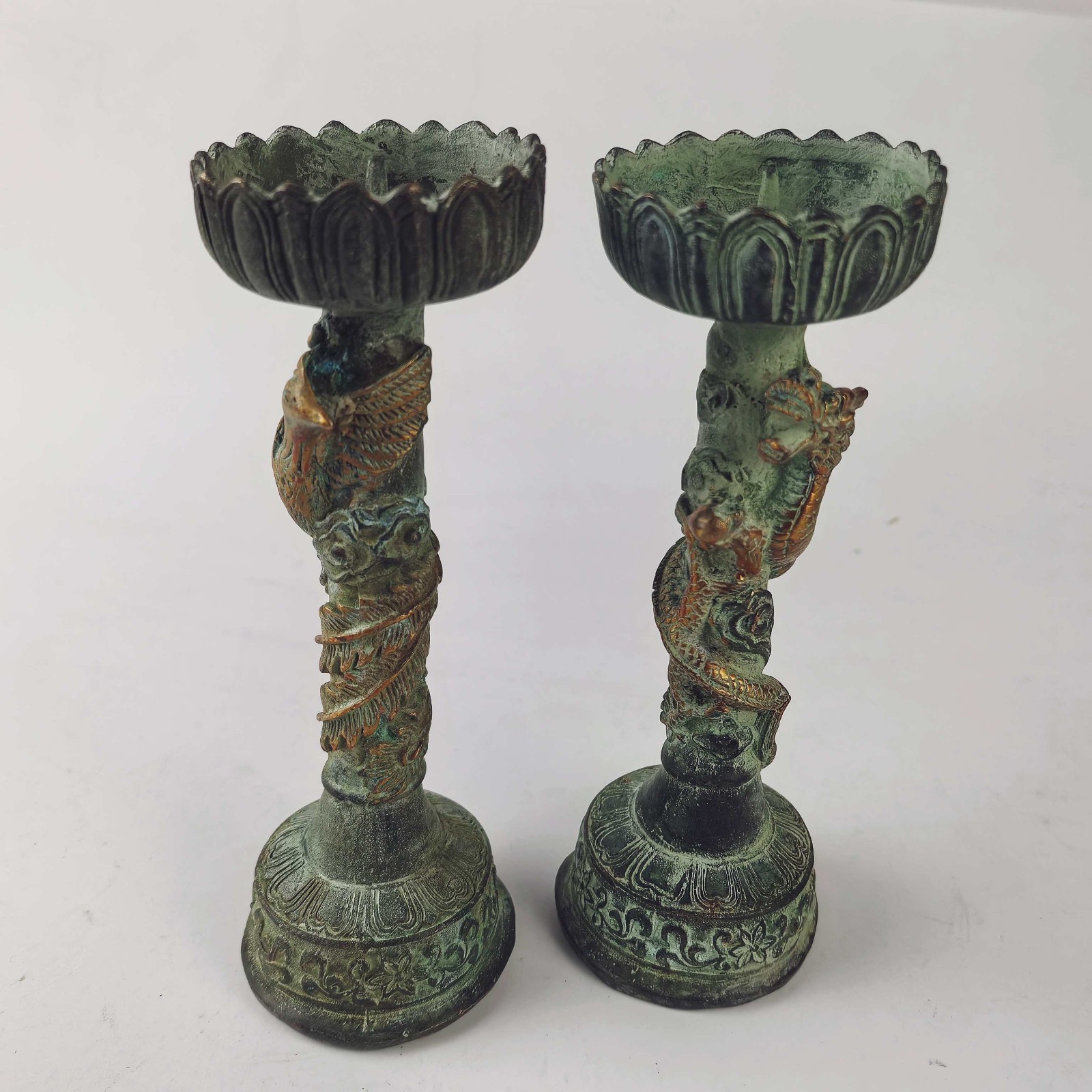 Folk Collection A pair Old Bro - Collectible Vintage Lamps 评论和价格