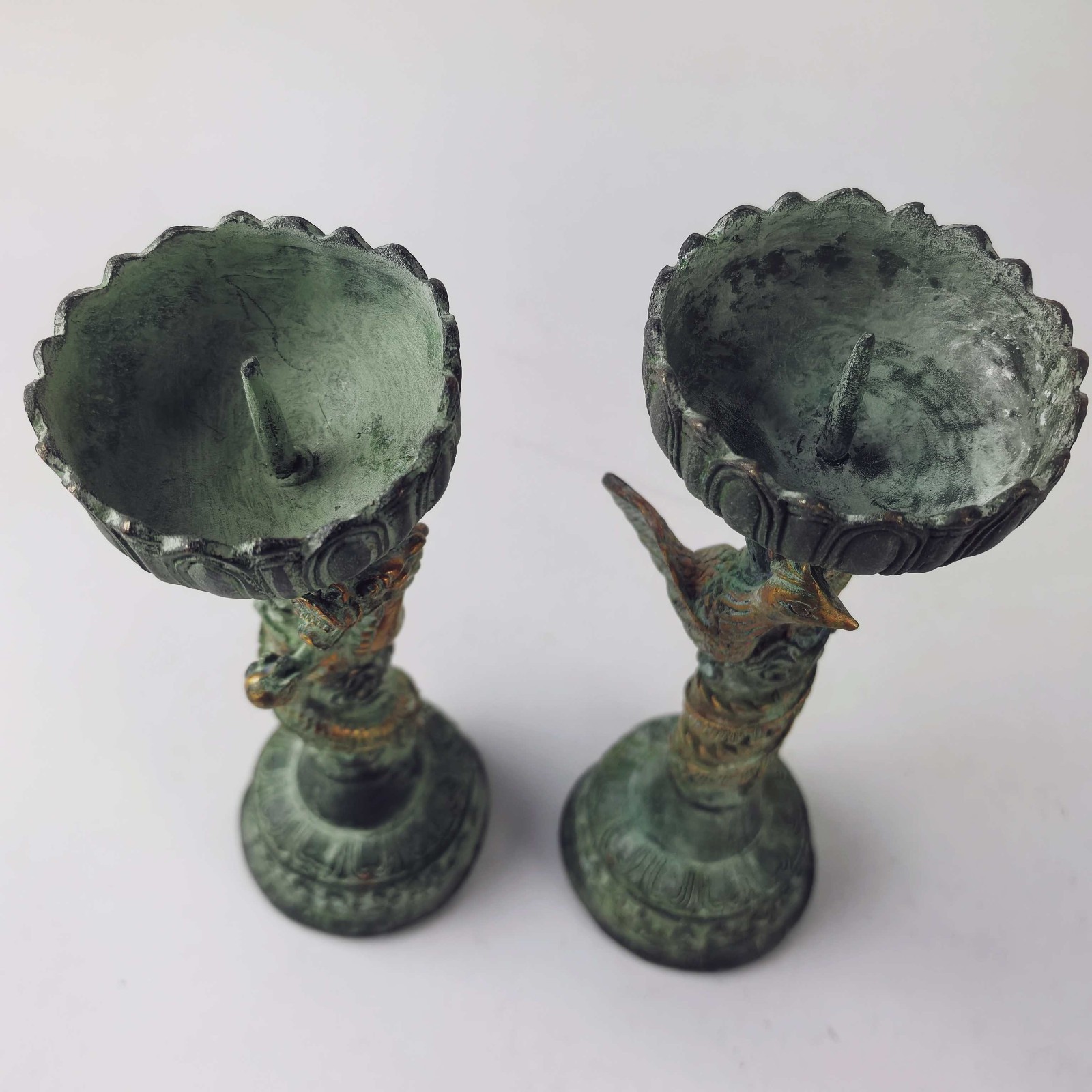 Folk Collection A pair Old Bro - Collectible Vintage Lamps 评论和价格