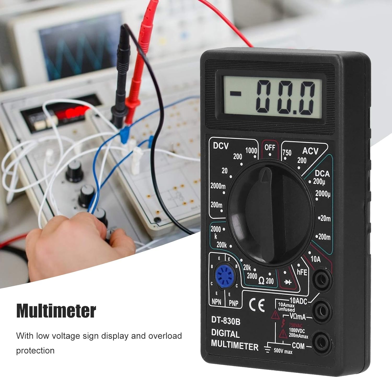 Digital Multimeter Tester, DT8 - Analog Meter Gauge 评论和价格