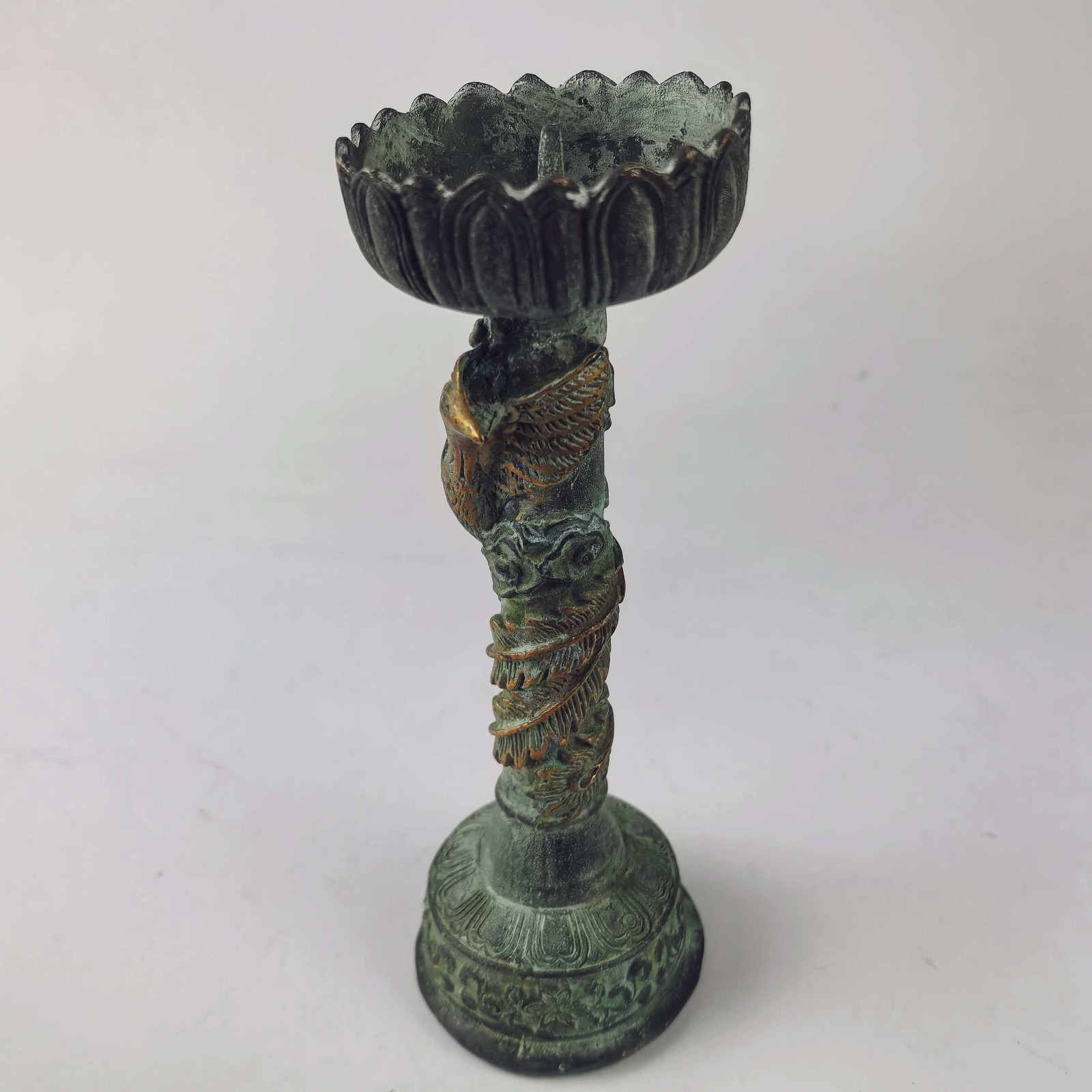 Old Bronze Relief carved Gilde - Collectible Vintage Lamps 评论和价格