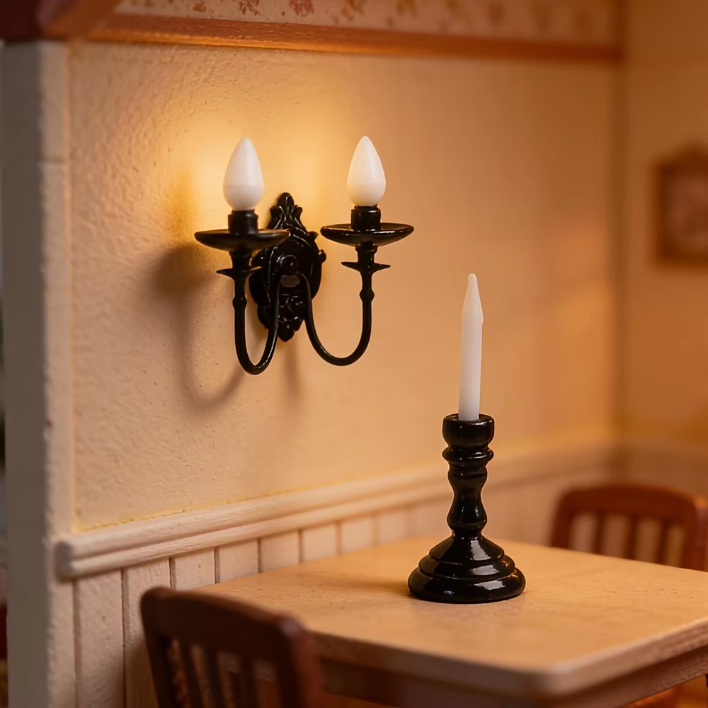 Vintage Wall Lamp Candle 1:12  - Collectible Vintage Lamps 评论和价格