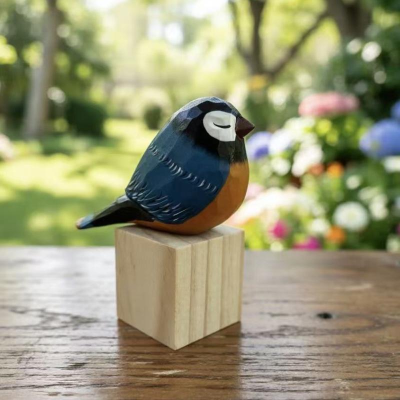 Kawaii Hand Carved Wooden Bird - Vintage Collectibles Store 评论和价格
