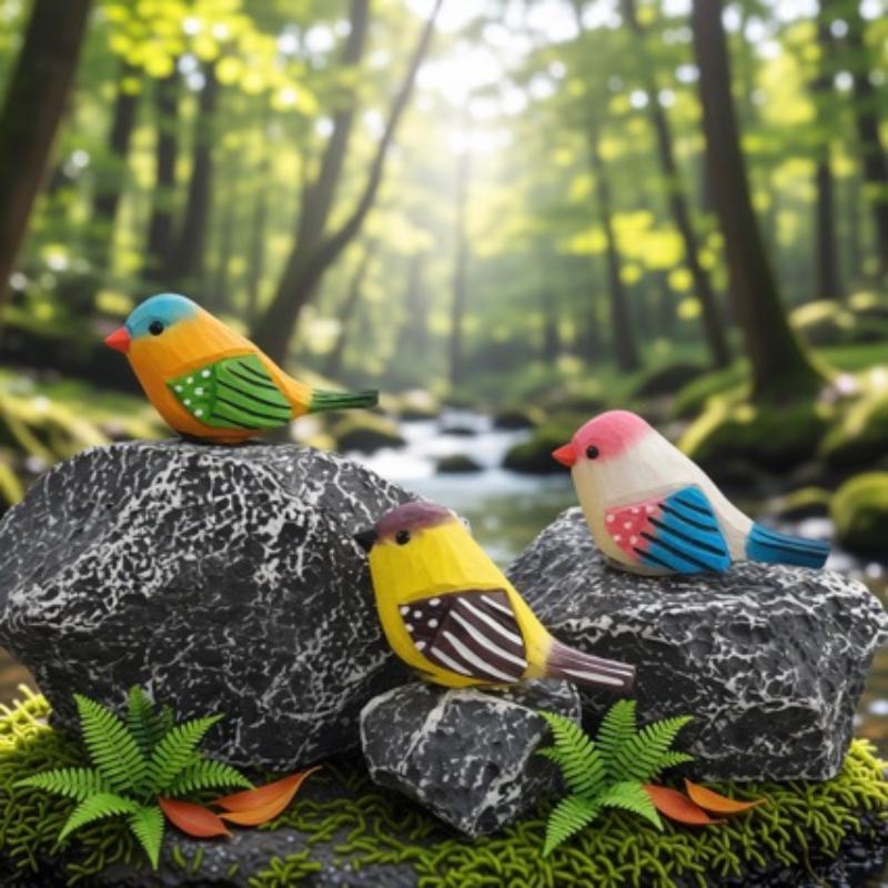 Kawaii Hand Carved Wooden Bird - Vintage Collectibles Store 评论和价格