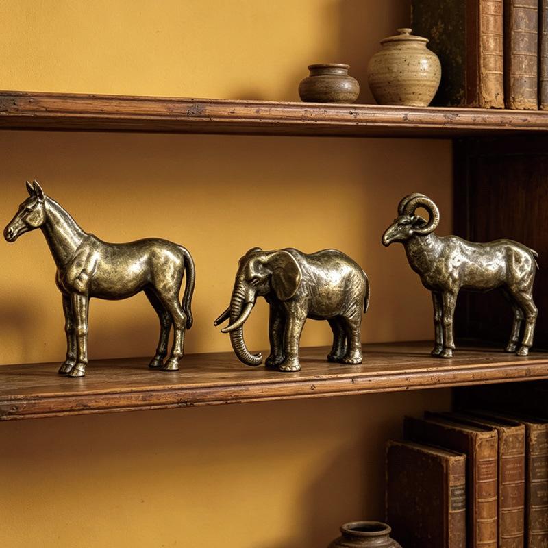 Solid Brass Animal Figurines H - Vintage Collectibles Store 评论和价格