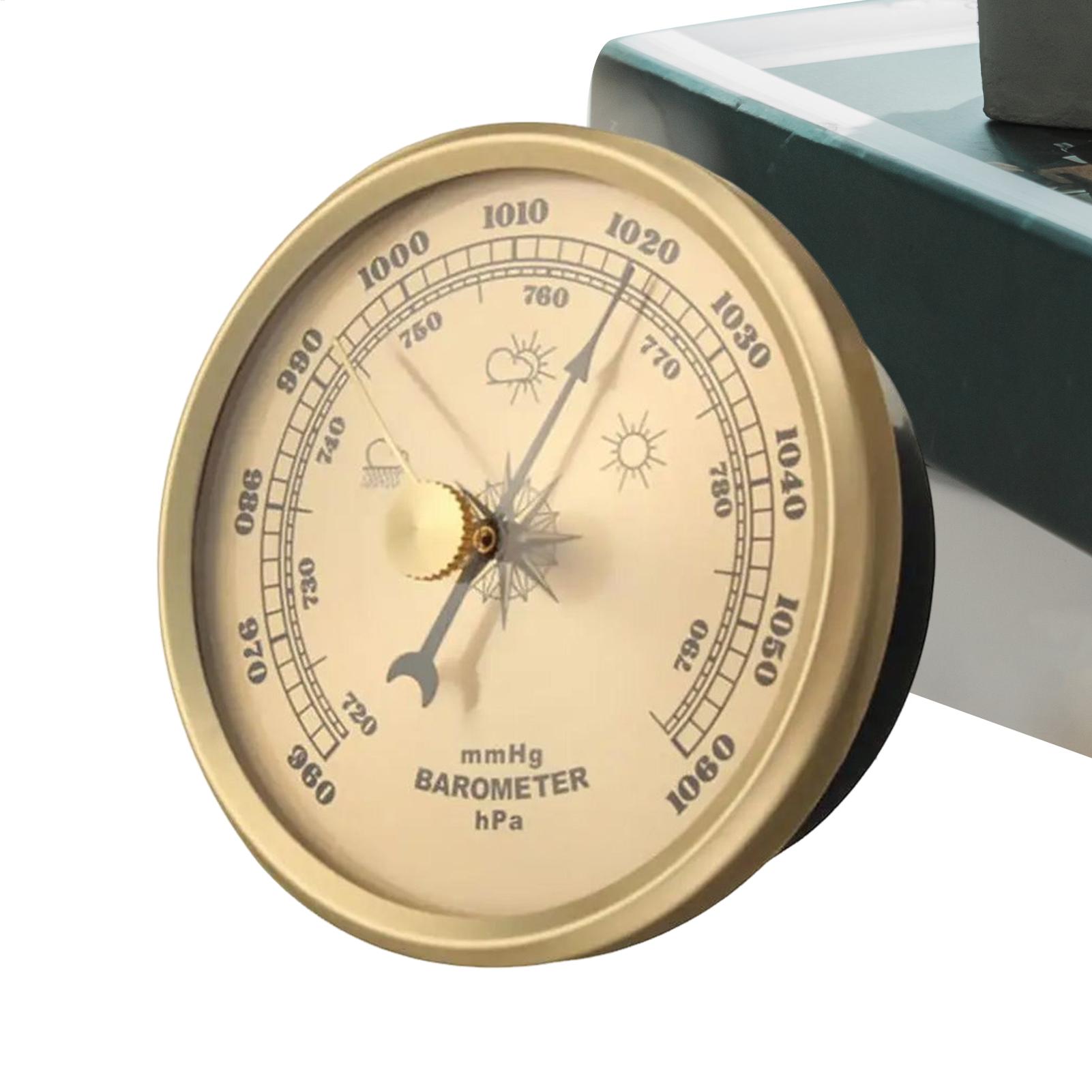 Aluminum Alloy Barometer Therm - Analog Meter Gauge 评论和价格