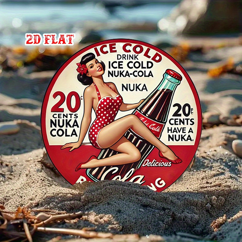 2D Flat, 1pc Retro Pin-Up 7.87 - Vintage Collectible Plates 评论和价格
