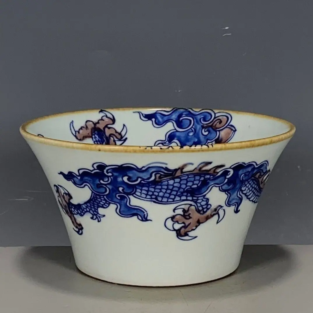 Qing Kangxi Style Blue & Coppe - Vintage Collectible Pottery 评论和价格