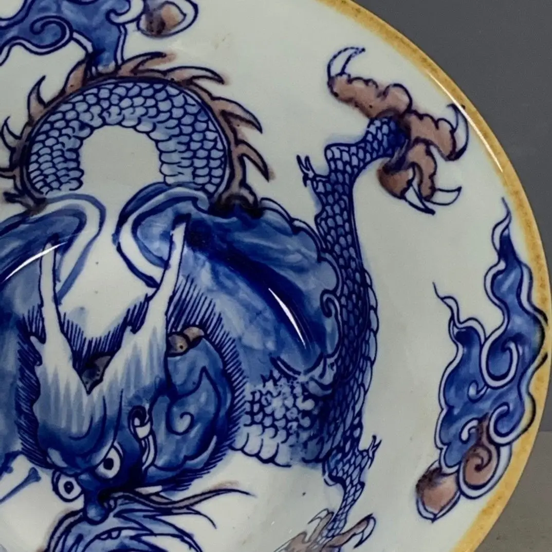 Qing Kangxi Style Blue & Coppe - Vintage Collectible Pottery 评论和价格