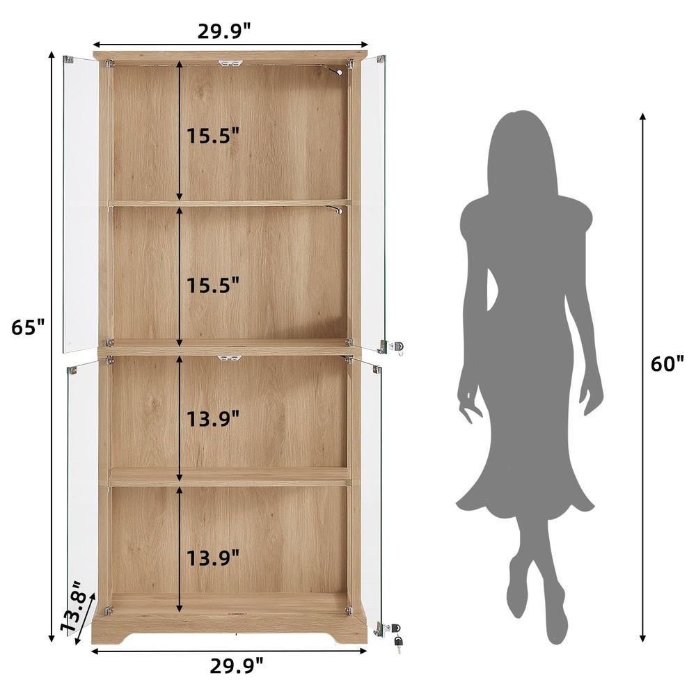 Farmhouse Glass Display Cabine - Collectible & Vintage Dolls For Christmas 评论和价格