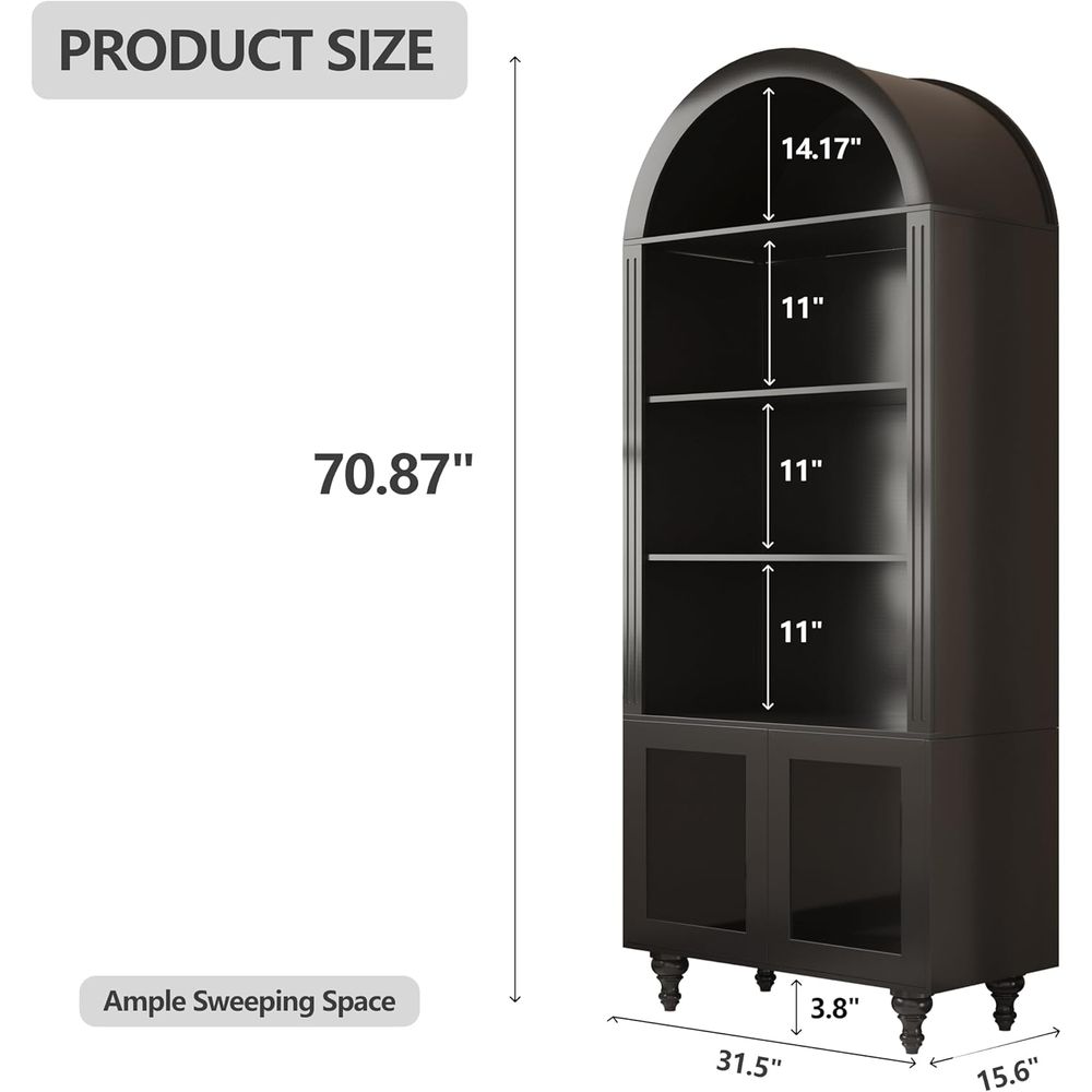 Wooden Arched Display Storage  - Collectible & Vintage Dolls For Christmas 评论和价格