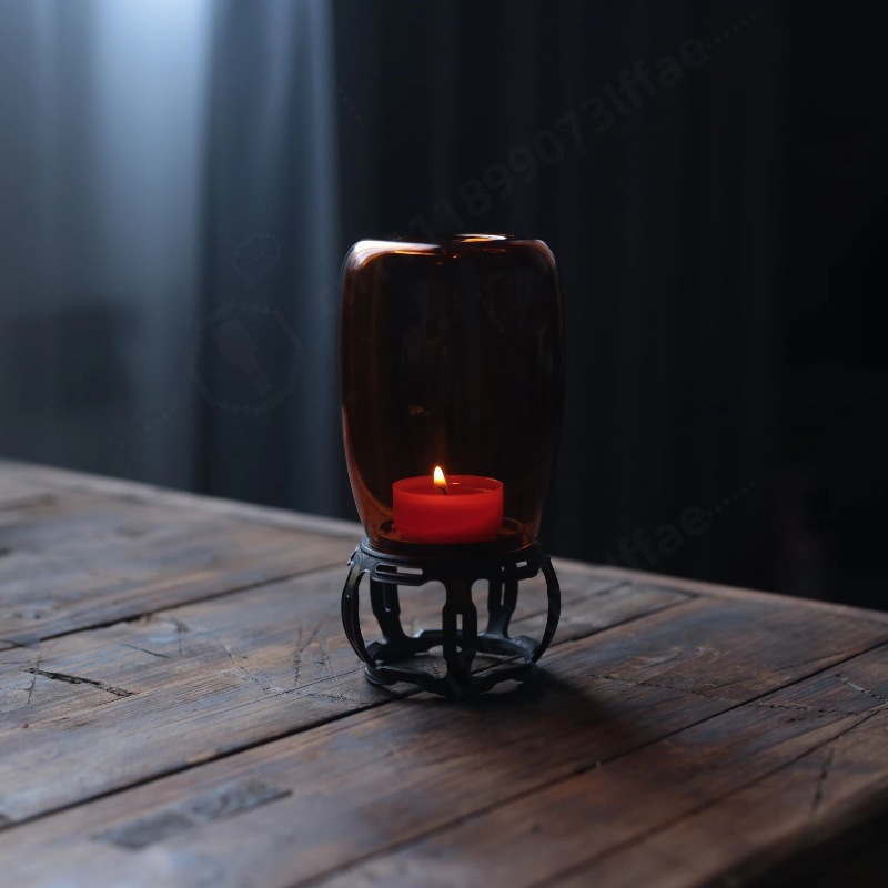 Vintage Glass Candle Holder Ze - Collectible Vintage Lamps 评论和价格