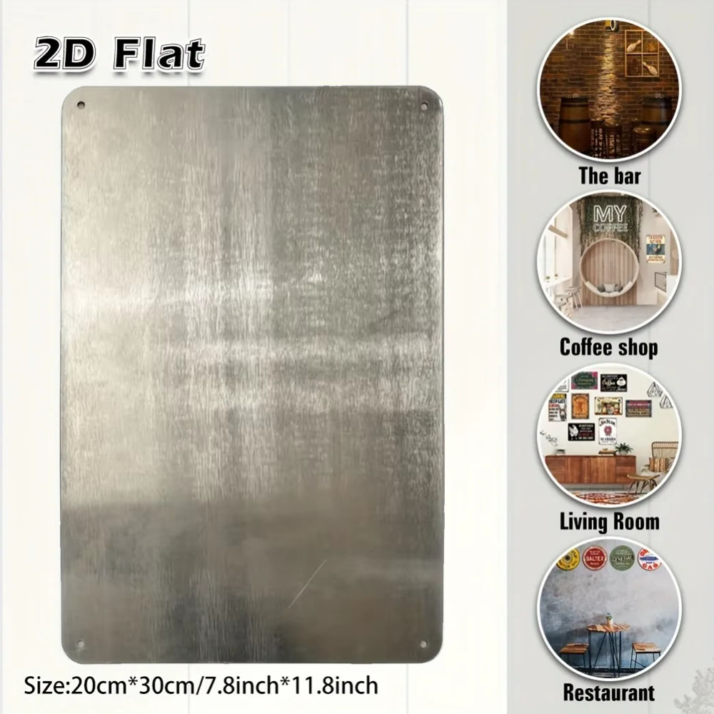 Rectangular Metal Tin Sign Ele - Vintage Collectible Plates 评论和价格
