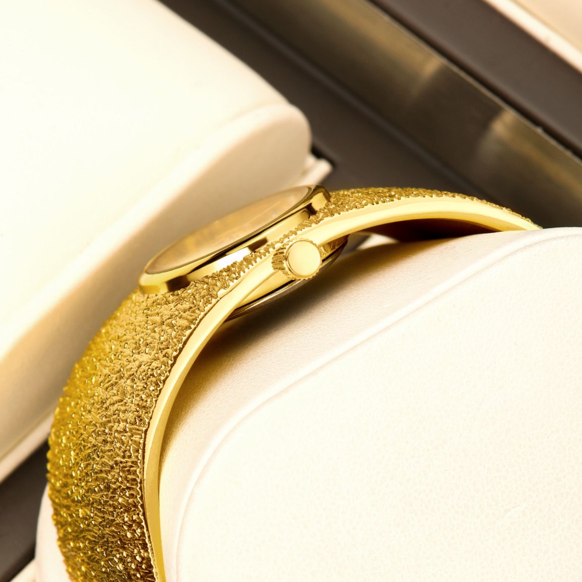 YaLaLuSi Textured Wide Gold Cu - Vintage Watch Crystal 评论和价格