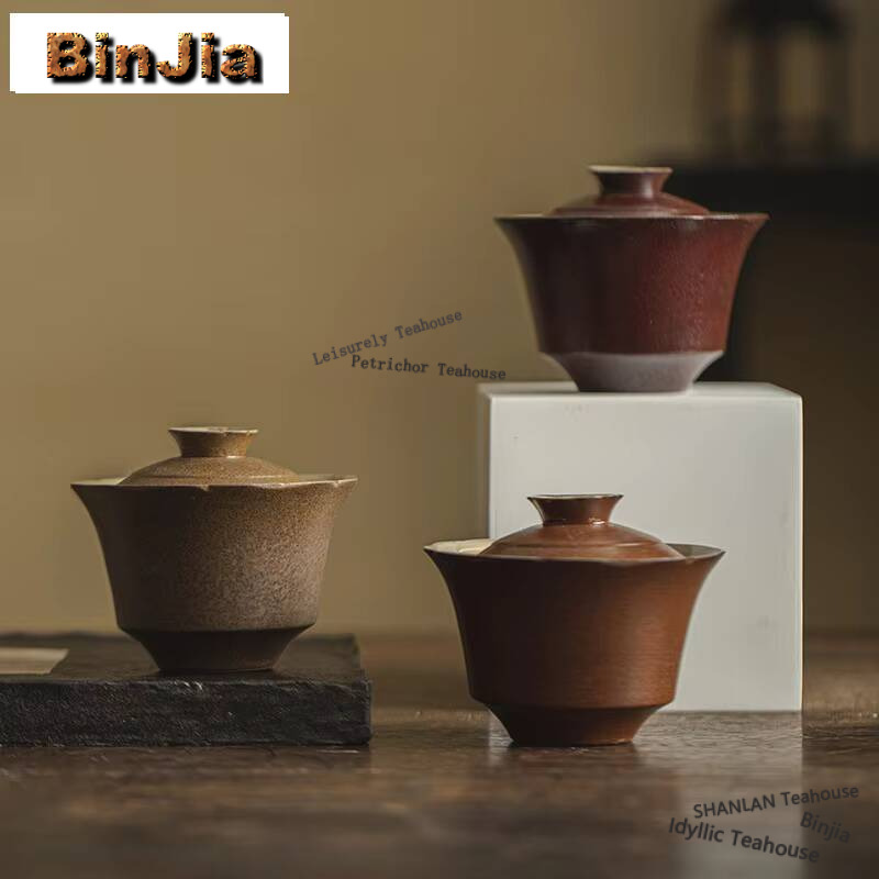 140ml Handmade Rough Pottery C - Vintage Collectible Pottery 评论和价格